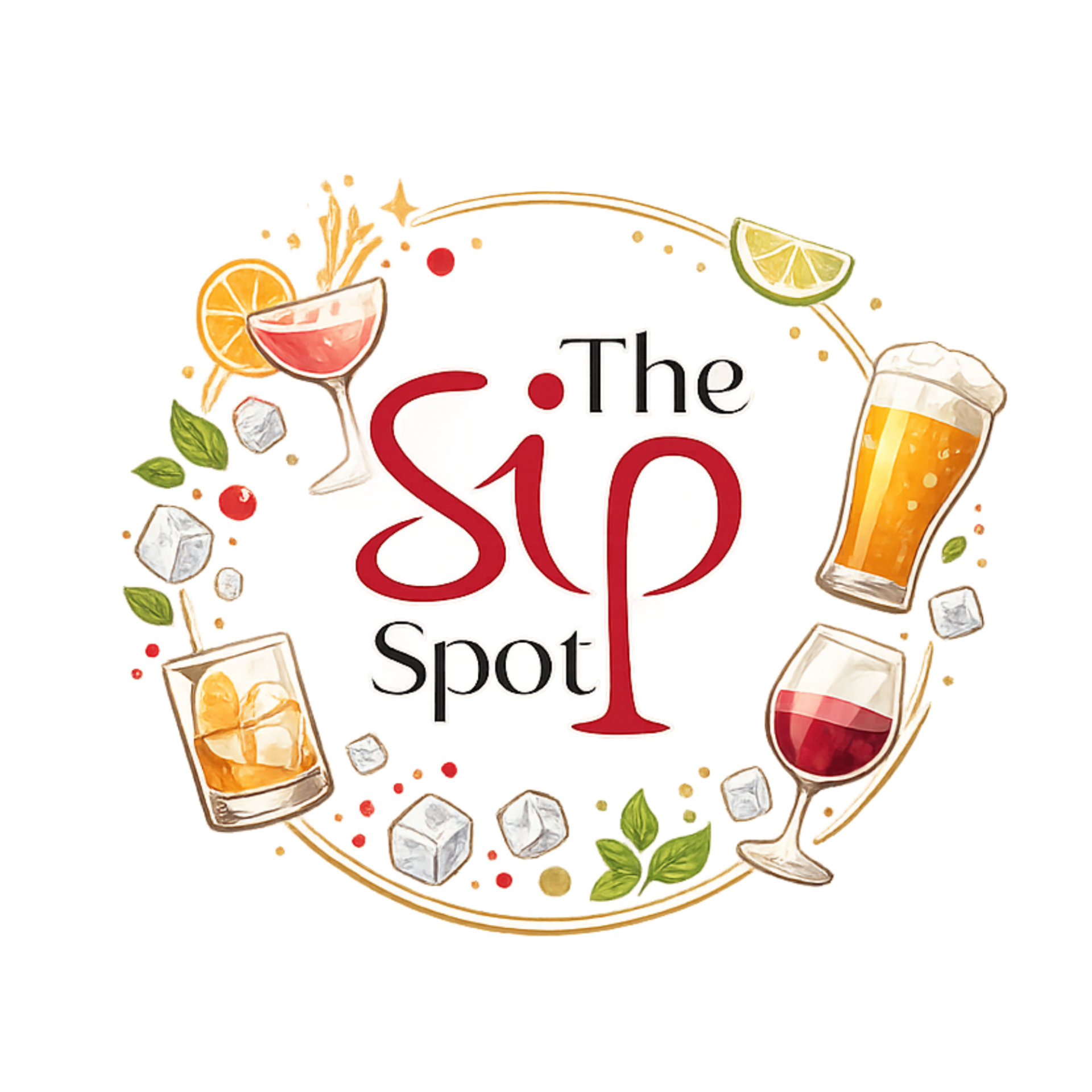 The Sip Spot — Logo preview